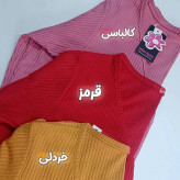 کراپ زنانه مدل چپ و راستی آستین بلند جنس فانریپ پنبه کبریتی